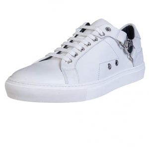 Versace Collection Leather Lace-up Fashion Sneaker